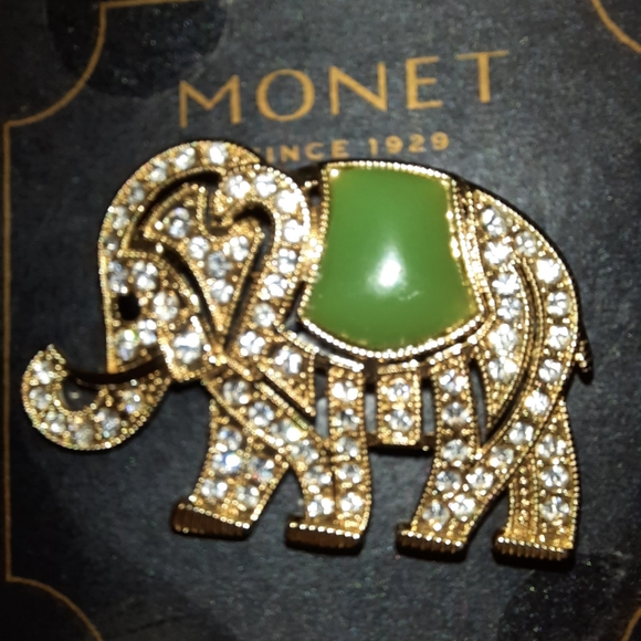 NEW MONET SIGNED ELEPHANT BLING BROACH - Picture 6 of 15